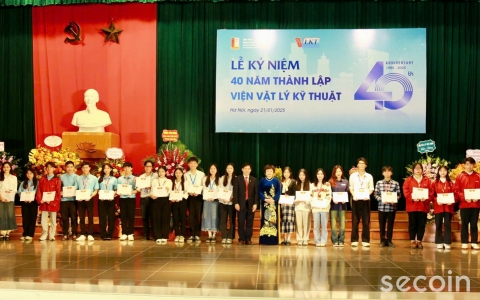 Secoin tham dự Lễ Kỷ niệm 40 năm Viện Vật lý Kỹ thuật Đại Học Bách Khoa Hà Nội